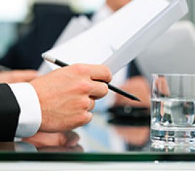Lawyer Holding Document Lawyer Holding Document