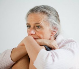 Older woman worried Older woman worried