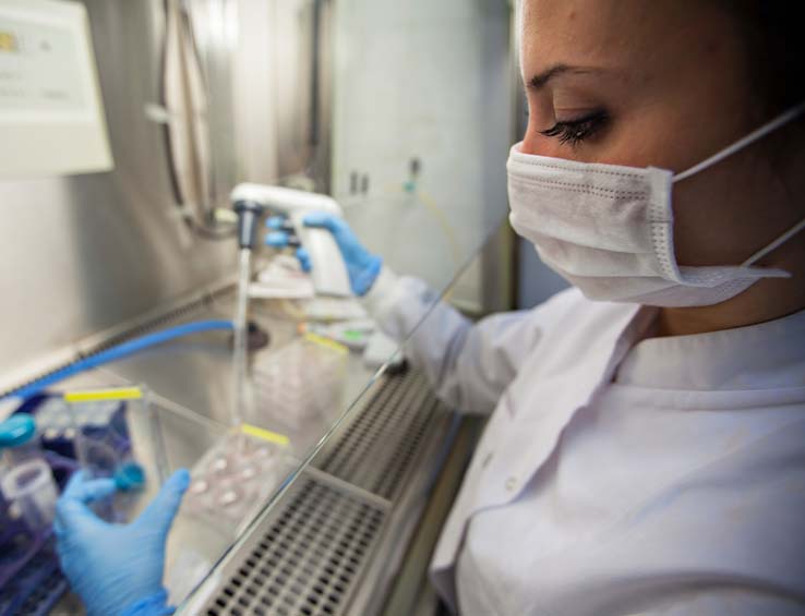 Woman in a lab Woman in a lab